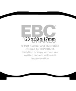 Alternative view of EBC Greenstuff 2000 Brake Pad Set (FRONT) DP21455