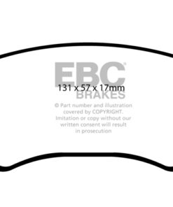 EBC Greenstuff 2000 Brake Pad Set (FRONT) DP21457 - Image 2