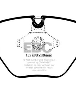 EBC Greenstuff Brake Pads - DP61463 - Image 2