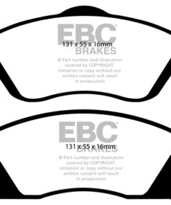 EBC Greenstuff 2000 Brake Pad Set (FRONT) DP21476 - Image 2