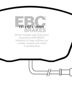 EBC Greenstuff 2000 Brake Pad Set (FRONT) DP21479 - Image 2