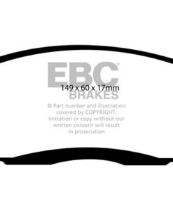 EBC Greenstuff 2000 Brake Pad Set (FRONT) DP21480 - Image 2