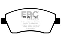 EBC Greenstuff 2000 Brake Pad Set (FRONT) DP21485 - Image 2