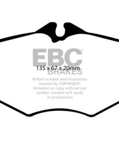 EBC Greenstuff 2000 Brake Pad Set (FRONT) DP21488 - Image 2