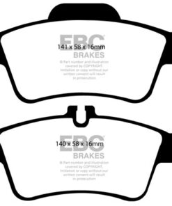 EBC Ultimax OEM Replacement Brake Pad Set DP1491 [Rear] - Image 2