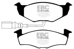EBC Greenstuff 2000 Brake Pad Set (FRONT) DP21498 - Image 2