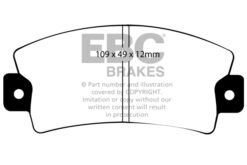EBC Ultimax OEM Replacement Brake Pad Set DP151 [Rear] - Image 2