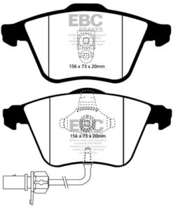 EBC Greenstuff 2000 Brake Pad Set (FRONT) DP21510 - Image 2