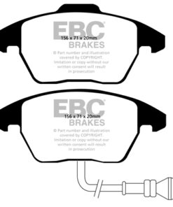 EBC Greenstuff 2000 Brake Pad Set (FRONT) DP21517 - Image 2