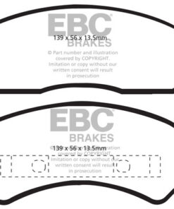 EBC Greenstuff 2000 Brake Pad Set (FRONT) DP21527 - Image 2