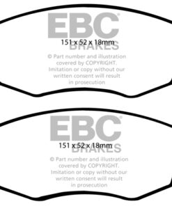 EBC Greenstuff Brake Pads - DP21528 - Image 2