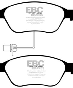DP41535R EBC Yellowstuff Street and Track Brake Pad Set [Front] - Image 2
