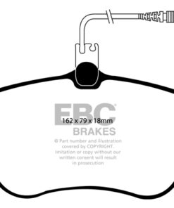 EBC Greenstuff 2000 Brake Pad Set (FRONT) DP21550 - Image 2