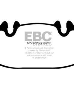 EBC Greenstuff 2000 Brake Pad Set (FRONT) DP21553 - Image 2