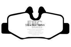 DP41554R EBC Yellowstuff Street and Track Brake Pad Set [Rear] - Image 2