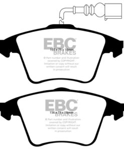 EBC Greenstuff 2000 Brake Pad Set (FRONT) DP21556 - Image 2