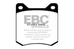EBC Ultimax Brake Pad Set (FRONT) DP156 - Image 2