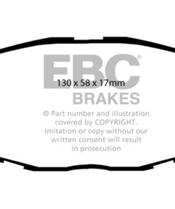 EBC Greenstuff 2000 Brake Pad Set (FRONT) DP21562 - Image 2