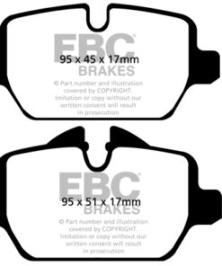 EBC Ultimax OEM Replacement Brake Pad Set DP1576 [Rear] - Image 2