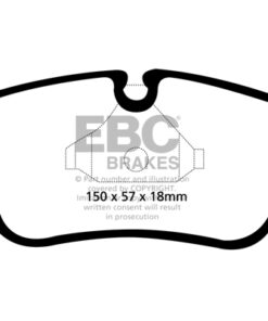 EBC Greenstuff 2000 Brake Pad Set (FRONT) DP21587 - Image 2