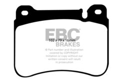 DP41590R EBC Yellowstuff Street and Track Brake Pad Set [Front] - Image 2