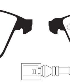 Alternative view of DP41594R EBC Yellowstuff Street and Track Brake Pad Set [Front]