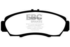 DP41610R EBC Yellowstuff Street and Track Brake Pad Set [Front] - Image 2