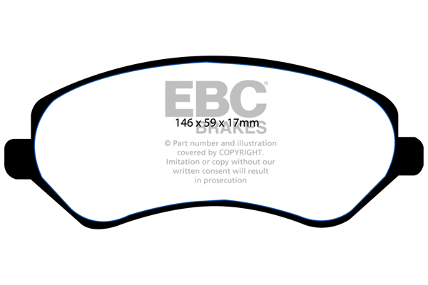 EBC Greenstuff Brake Pads - DP61612 - Image 2