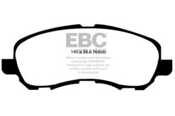 EBC Ultimax OEM Replacement Brake Pad Set DP1614 [Front] - Image 2