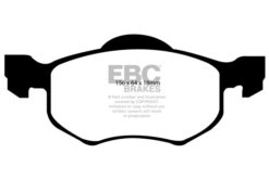 EBC Ultimax OEM Replacement Brake Pad Set DP1616 [Front] - Image 2