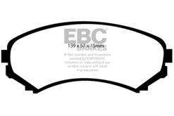 DP41619R EBC Yellowstuff Street and Track Brake Pad Set [Front] - Image 2