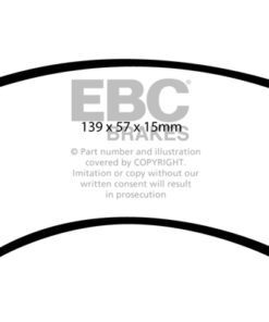 EBC Greenstuff Brake Pads - DP61619 - Image 2