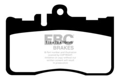 EBC Greenstuff 2000 Brake Pad Set (FRONT) DP21622 - Image 2