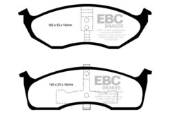 EBC Ultimax OEM Replacement Brake Pad Set DP1623 [Front] - Image 2