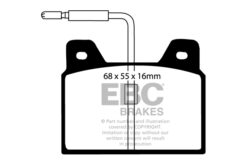 EBC Redstuff Brake Pads - DP3163C - Image 2