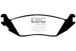 EBC Ultimax OEM Replacement Brake Pad Set DP1639 [Rear] - Image 2