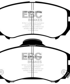 EBC Greenstuff 2000 Brake Pad Set (FRONT) DP21643 - Image 2
