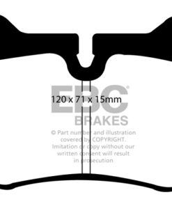 EBC Greenstuff 2000 Brake Pad Set (FRONT) DP21644 - Image 2