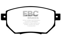 DP41659R EBC Yellowstuff Street and Track Brake Pad Set [Front] - Image 2