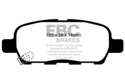 EBC Redstuff Brake Pads - DP31666C - Image 2