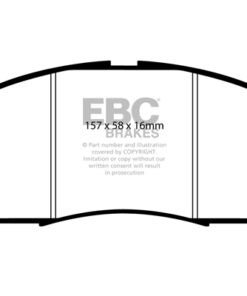 EBC Greenstuff 2000 Brake Pad Set (FRONT) DP21671 - Image 2