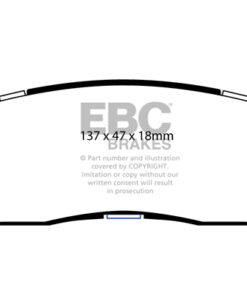 EBC Greenstuff Brake Pads - DP61672 - Image 2