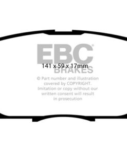 EBC Greenstuff Brake Pads - DP61681 - Image 2