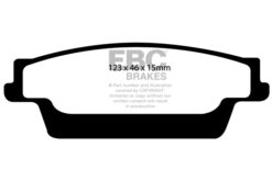 EBC Ultimax OEM Replacement Brake Pad Set DP1693 [Rear] - Image 2