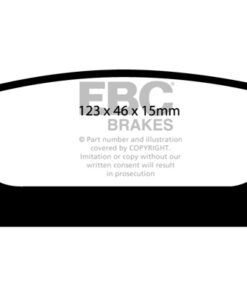 EBC Ultimax OEM Replacement Brake Pad Set DP1693 [Rear] - Image 2