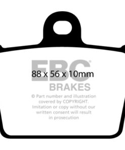 EBC Ultimax OEM Replacement Brake Pad Set DP1719 [Rear] - Image 2