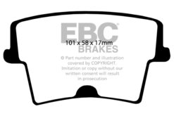 EBC Redstuff Brake Pads - DP31722C - Image 2