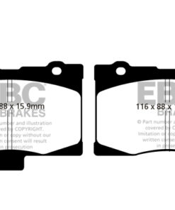 EBC Greenstuff 2000 Brake Pad Set (FRONT) DP21735 - Image 2