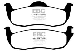 DP41745R EBC Yellowstuff Street and Track Brake Pad Set [Rear] - Image 2