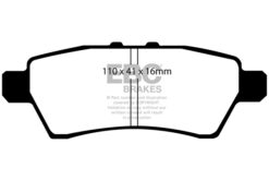 EBC Ultimax OEM Replacement Brake Pad Set DP1748 [Rear] - Image 2